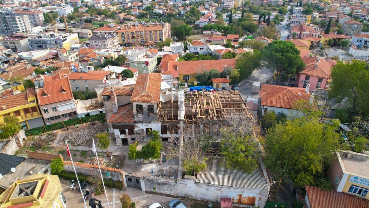 Milas’ın İhtişamlı Konağında Restorasyon Çalışmaları Büyük Oranda Tamamlandı 2